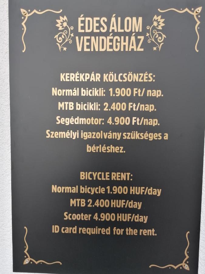 Edes Alom Guesthouse Szeged Eksteriør bilde